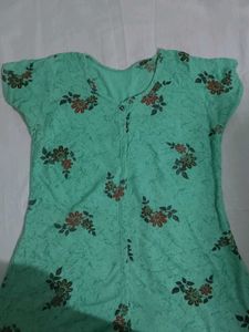 Floral Print Nightgown