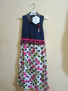 Cute Girls' Dress - Fun Polka Dot
