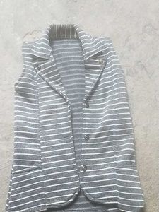 Striped Casual Blazer