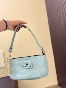 Cute Catlin Baby Blue Shoulder Bag