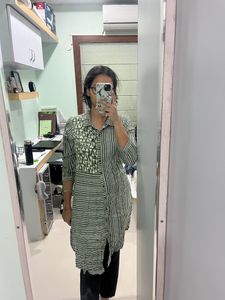Green Collar Kurta