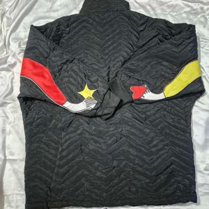 Unique Graphic Puffer Jacket