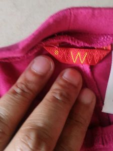 W  brands Pink Leggings One Time Used