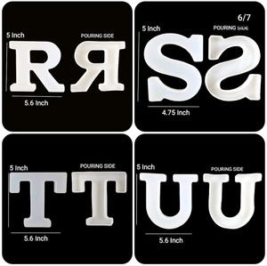 6&#34; Monogram Moulds