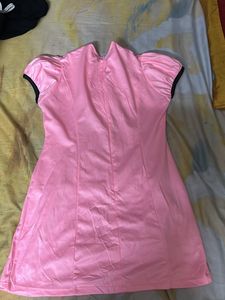 Cute Korean Pink Dress