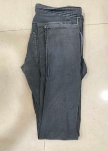 Gray Wash Jeans - Slim Fit