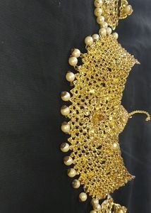 Choker Necklace Set Golden Colour