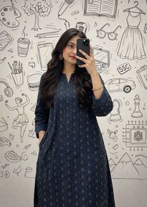 Neel Aabha Navy Kurta ✨ Shop & Slay Now!!🔥😍!!