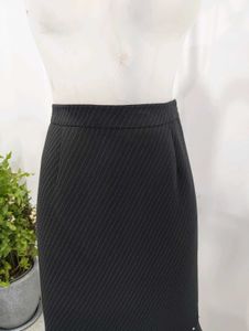 Stripe Ruffle Skirt