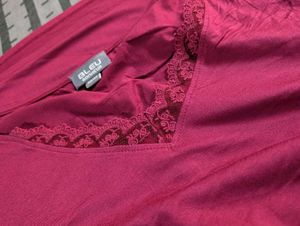 Bleu Bonheur Tops with Lace Detail