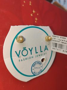 Faux Pearl Stud Earrings