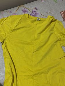 Bewakoof Yellow Tee (S-M)