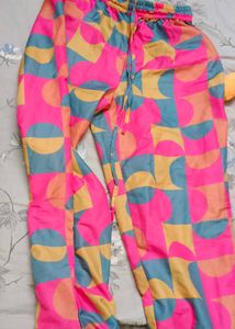 Abstract Print Pajama Set