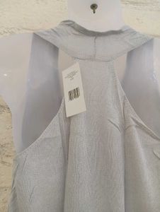 Sky Blue Net Tank Top