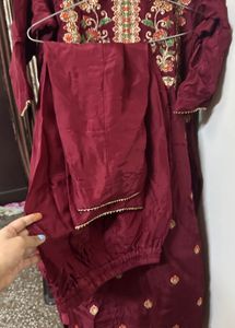 Maroon Suit