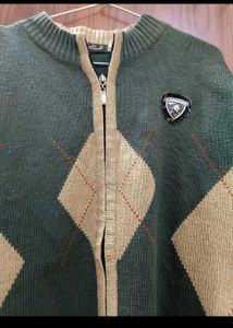 Green Argyle Sweater