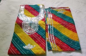 Bandhani Dress Material