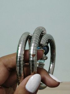Silver Blue Bracelet