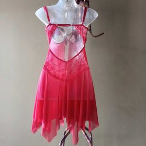 Red Lingerie Nightsuit