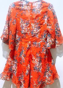 Floral Print Mini Dress