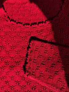 Red Knit Sweater