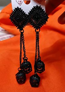 Black Dangle Earrings