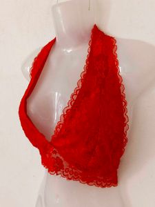 HOT RED BRALETTE