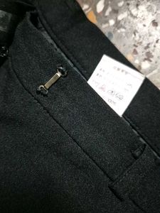 Wide Leg Black Trousers