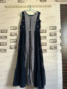 Elegant Tiered Ethnic Skirt