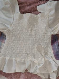 Pastel Plaid Corset Top