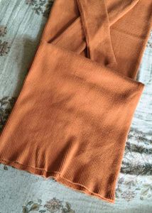 Ribbed Mock Neck Bodycon Dress