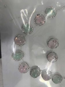 Pastel Stone Rhinestone Necklace