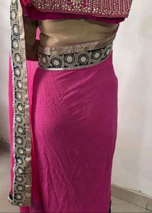 🆕Ready to wear Designer Saree &amp; Blouse