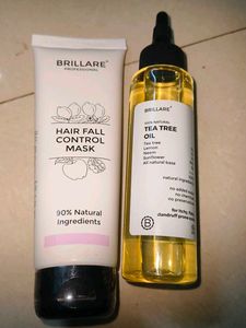 Brillare Hair Fall Control Mask & Tea Tree Oil