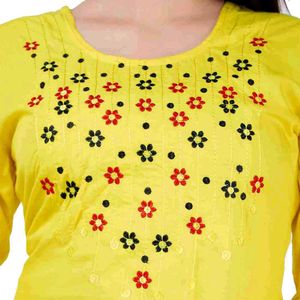 Woman Viscose Rayon Kurta &amp; Palazzo Set