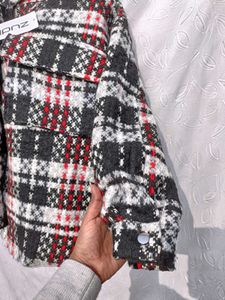 Y2k Plaid Flannel Shacket Jacket 🖤