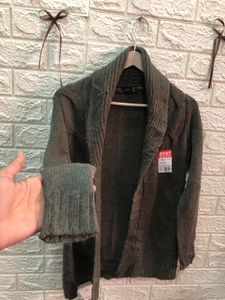 Zara knit Sarg And Pink Wrap Top 👜🕶️