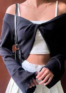 Twist Front Long Sleeve Top