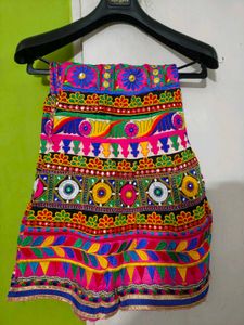 Colorful Embroidered Rajasthani Ghagra
