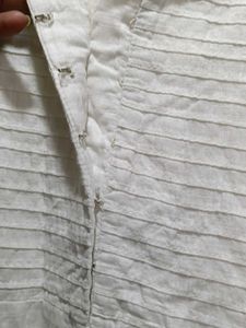 Elegant White  W Kurta