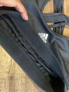 Adidas Black Sports Bra - XS
