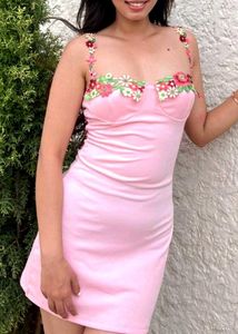 y2k flower dress