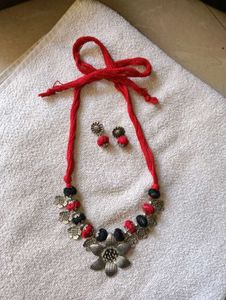 Ethnic Necklace & Earring Set