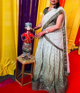 Designer Lengha And Saree 2 In One 😍❤️