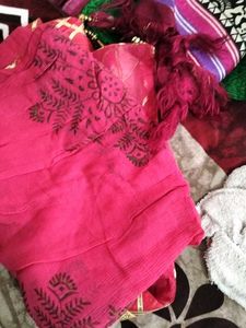 7 Dupatta Combo Bnarsi Dupatt Organza Silk