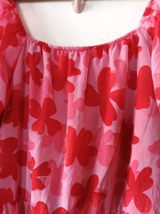 Floral Print Mini Dress