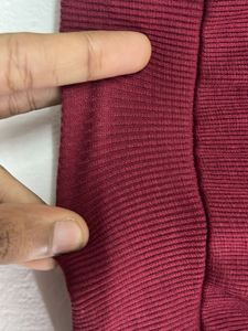 Maroon 3/4 Sleeve Top