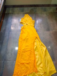 Cutout Yellow Dress
