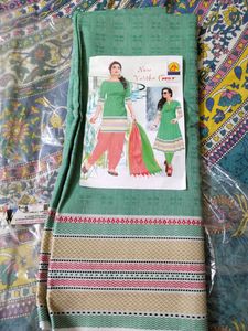 Khadi Cotton Dress Material Suit