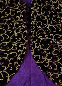 Elegant Velvet Jacket with extra margin